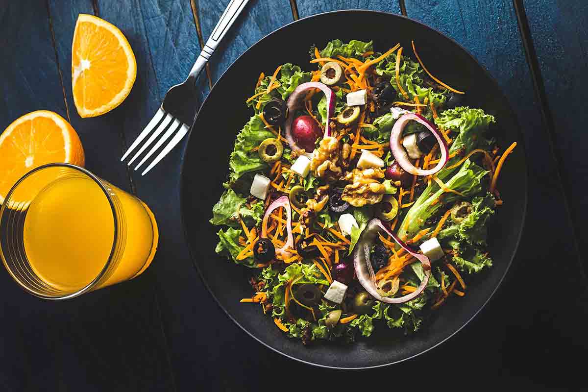 Mixed Greens with Orange Juice Vinaigrette Recipe